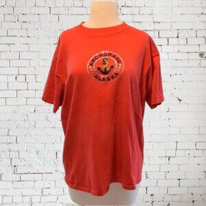 Vintage Christine Alexander Tee Anchorage Alaska Rhinestones Bling